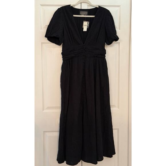 Anthropologie The Katerina Button Front Dress NWT Medium - Picture 4 of 5